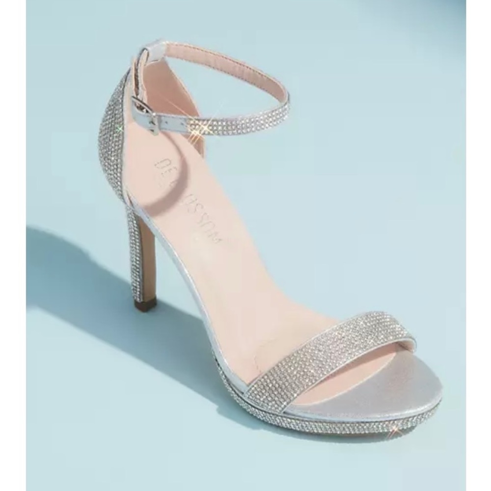 David’s Bridal Sparkly Shoes